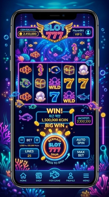 Tampilan antarmuka slot777 yang menarik dan mudah digunakan.